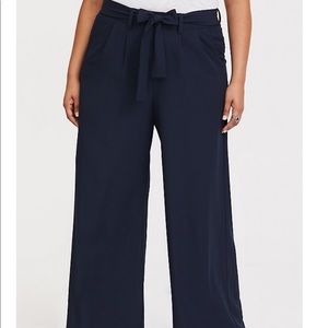 Torrid BLACK tie waist pants